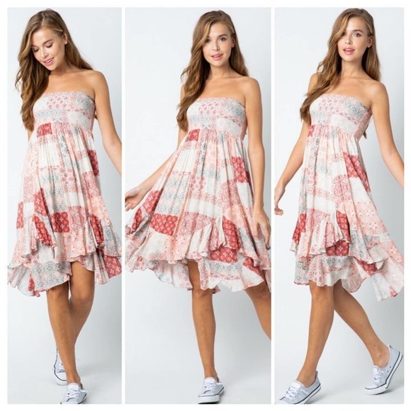 The Kris Bohemian Handkerchief Dress - Picture 8 of 12